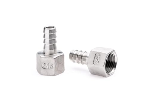 POLBERIS Schlauchendstück 1'' x 25mm Edelstahl GW Tannenbaum Schlauchschelle Schlauchanschluss Spitze stainless steel 316 POLBERIS Schlauchendstück 1'' x 25mm Edelstahl GW Tannenbaum Schlauchschelle Schlauchanschluss Spitze stainless steel 316 von Polberis
