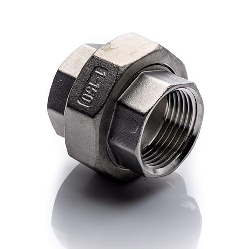 POLBERIS Schraube 3/4'' BSP 316 Schraubhalter Innengewinde Doppelverbinder GW Edelstahl Kegeldichtung Metall-Metall weiblich Standard Polish POLBERIS Schraube 3/4'' BSP 316 Schraubhalter Innengewinde Doppelverbinder GW Edelstahl Kegeldichtung Metall-Metall weiblich Standard Polish von Polberis