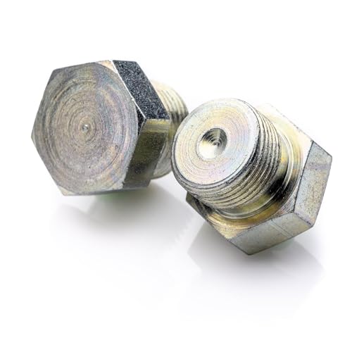 POLBERIS Stopfen M16x1,5mm Stahl Blindgewinde Außengewinde Kupplung Endkappe Sechskantstopfen Hochdruckgewinde für Industrieanlagen Stahladapter metrisch POLBERIS Stopfen M16x1,5mm Stahl Blindgewinde Außengewinde Kupplung Endkappe Sechskantstopfen Hochdruckgewinde für Industrieanlagen Stahladapter metrisch von Polberis