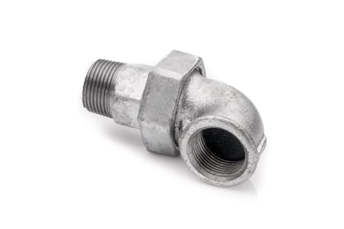 POLBERIS Winkelverschraubung 1'' Gusseisen Verzinkt GW-GZ Nippelhalter Doppelschalter Winkelschraube 90 Grad GW Schraubmutter BSP BSPT POLBERIS Winkelverschraubung 1'' Gusseisen Verzinkt GW-GZ Nippelhalter Doppelschalter Winkelschraube 90 Grad GW Schraubmutter BSP BSPT von Polberis
