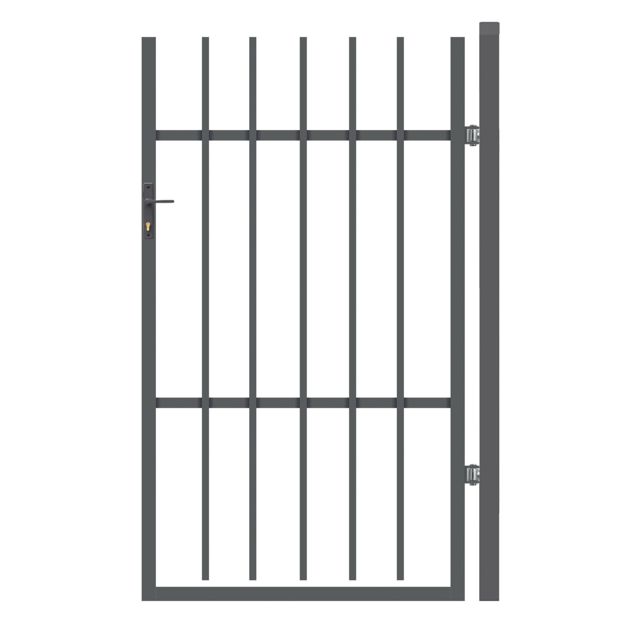 Polbram Einzeltor-Set Linus 100 DIN rechts inkl. Pfosten und Zubehör Polbram Einzeltor-Set Linus 100 DIN rechts inkl. Pfosten und Zubehör von Polbram