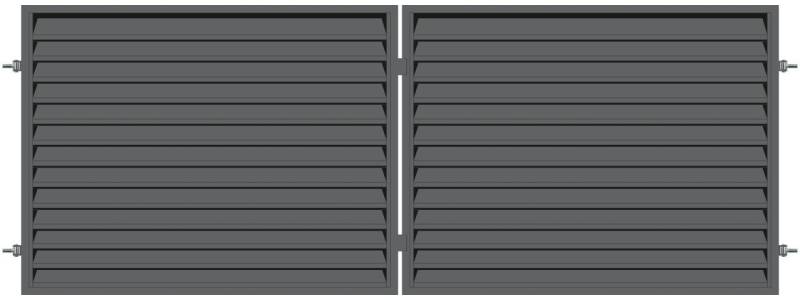 Polbram Gartentor Polbram Doppeltor Ulrich 120 300 x 120 cm verzinkt Polbram Gartentor Polbram Doppeltor Ulrich 120 300 x 120 cm verzinkt von Polbram