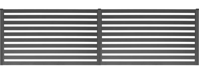 Polbram Gartenzaun Polbram Zaun-Komplettset Lean 120 425 cm inkl. Polbram Gartenzaun Polbram Zaun-Komplettset Lean 120 425 cm inkl. von Polbram