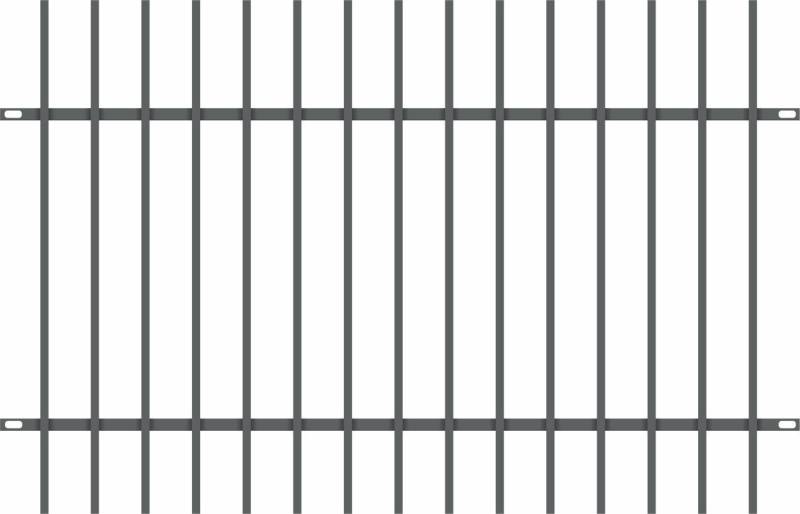 Polbram Zierzaun Polbram Zaunfeld Linus 120 200 x 120 cm, RAL-Farbe Polbram Zierzaun Polbram Zaunfeld Linus 120 200 x 120 cm, RAL-Farbe von Polbram