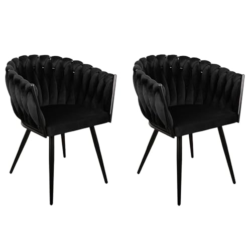Pole to Pole – Wave Chair - Black - Set of 2 von Pole to Pole