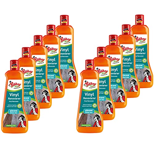 Poliboy - Vinyl Renovierer - zur Auffrischung von strapazierten Vinylböden - Bodenpflege - 10er - 10x500 ml (5Liter) - Made in Germany von Poliboy ... pflegt wie neu