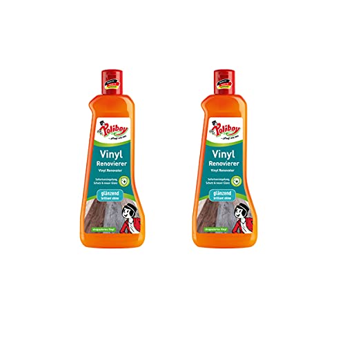 Poliboy - Vinyl Renovierer - zur Auffrischung von strapazierten Vinylböden - Bodenpflege - 2er - 2x500 ml (1Liter) - Made in Germany von Poliboy ... pflegt wie neu
