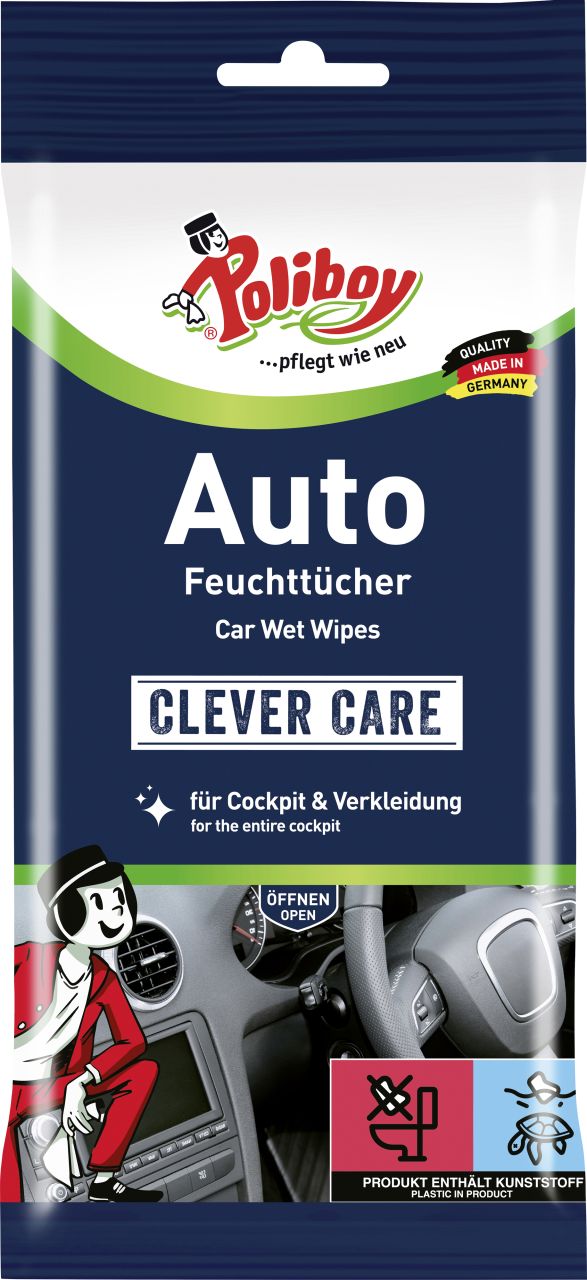 Poliboy Staubmeister Auto Feuchttücher 20 Stück von Poliboy