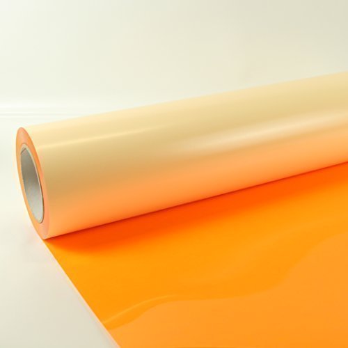 53,00€/m² 0,3m x 0,5m Poli-Flex Premium Folie Neon Orange 442 Flexfolie Buegelfolie Poli-Flex von Poliflex