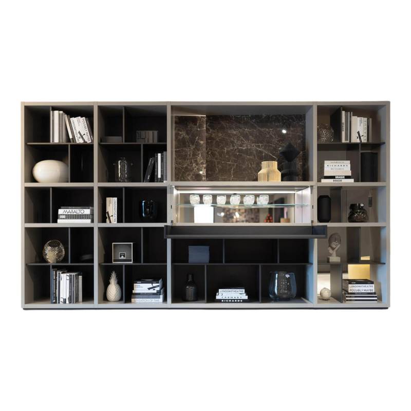 Sideboard Wall System Korpus Lack Matt Arena Grau Rückwand Und Gittereinsätze Me... Sideboard Wall System Korpus Lack Matt Arena Grau Rückwand Und Gittereinsätze Me... von Poliform