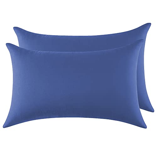 2er Set Kissenbezug 100% Baumwolle 40x70 cm 2 PCS, Superweicher Premium Jersey Kopfkissenbezug, Kissenhülle Blau 2er Set Kissenbezug 100% Baumwolle 40x70 cm 2 PCS, Superweicher Premium Jersey Kopfkissenbezug, Kissenhülle Blau von Poligino