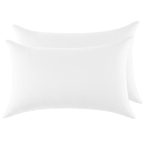 2er Set Kissenbezug 100% Baumwolle 40x70 cm 2 PCS, Superweicher Premium Jersey Kopfkissenbezug, Kissenhülle Weiß 2er Set Kissenbezug 100% Baumwolle 40x70 cm 2 PCS, Superweicher Premium Jersey Kopfkissenbezug, Kissenhülle Weiß von Poligino