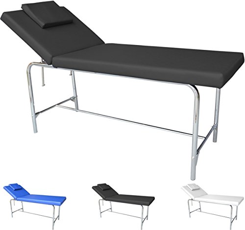 POLIRONESHOP Shiva - Stationäre Kosmetikliege | Spa-Liege | Massageliege | Tattooliege | Verstellbare Wellnessliege | Professionelle Behandlungsliege von Polironeshop