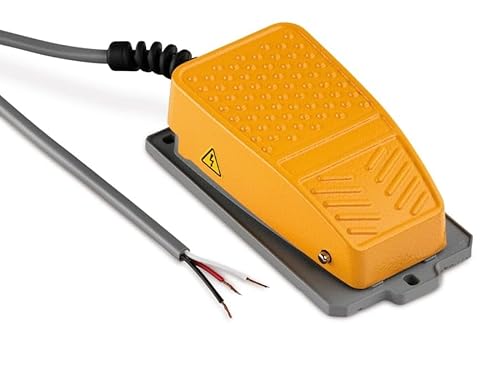 Fußtaster PFS-135A, 10 A/250 V~ | Aluminiumgehäuse und rutschfester Gummiboden | 1,8 m Anschlusskabel | 1 Wechsler-Tasterkontakt | Ideal für Maschinen oder Lampen Fußtaster PFS-135A, 10 A/250 V~ | Aluminiumgehäuse und rutschfester Gummiboden | 1,8 m Anschlusskabel | 1 Wechsler-Tasterkontakt | Ideal für Maschinen oder Lampen von Pollin-Choice
