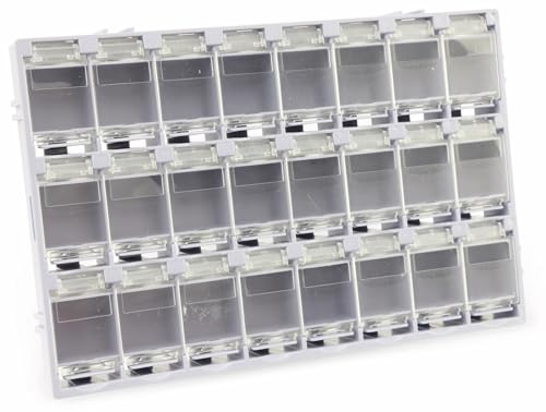 Pollin-Choice SMD-Systemcontainer T-156, 24-fach, grau von Pollin-Choice
