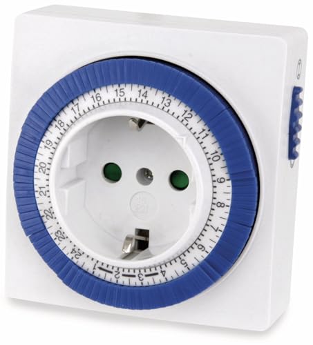 Pollin-Choice Zeitschaltuhr ZU-9A - Timer - Weiß/Blau - 155g - 15 Min. Schaltabstand - 3500W Schaltleistung - Dauerbetrieb Pollin-Choice Zeitschaltuhr ZU-9A - Timer - Weiß/Blau - 155g - 15 Min. Schaltabstand - 3500W Schaltleistung - Dauerbetrieb von Pollin-Choice