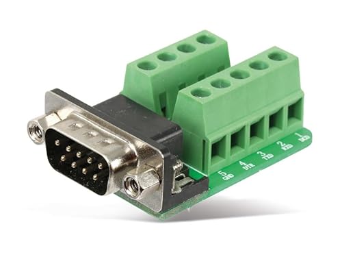 Sub-D Adapter, 9-polig, Stecker/Schraubklemmen von Pollin-Choice