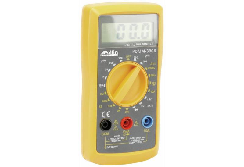 Pollin Strommessgerät Digital-Multimeter PDMM-390B von Pollin