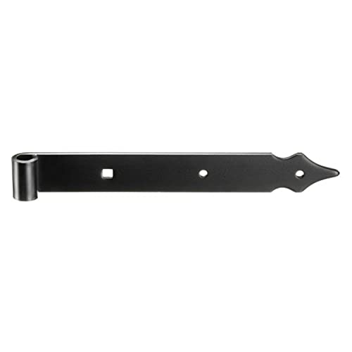 Pollmann Baubeschläge 2213403 Ladenband Rolle Ø 13 mm x 400 mm, mit Zierspitze, schwarz, 2 Stück von Pollmann Baubeschläge