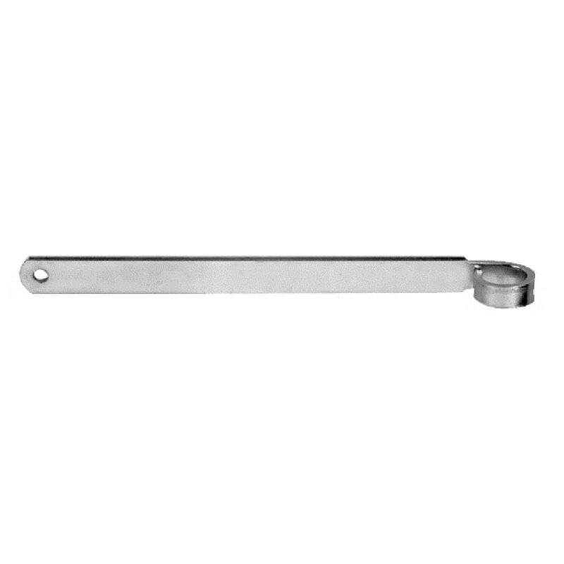 Klinkhebel 250 mm einfacher Stalltürbeschlag zur Verwendung mit Klinkhaken verzinkt von Pollmann & Sohn GmbH & Co.KG