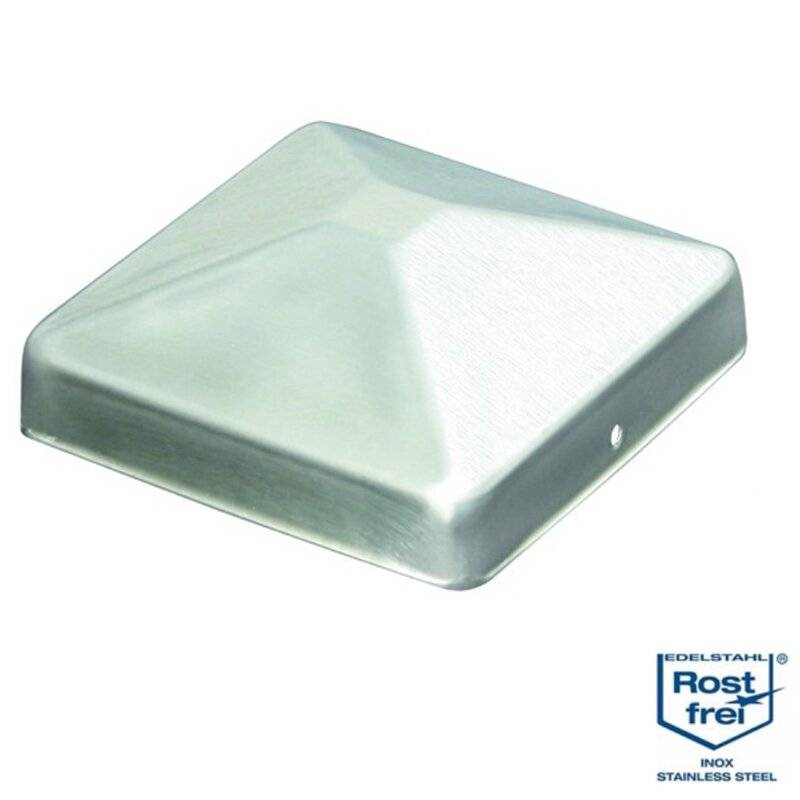 Pfostenkappe Zaunkappe Pyramidenform flach feuerverzinkt 121 x 121 mm von Pollmann & Sohn GmbH & Co.KG
