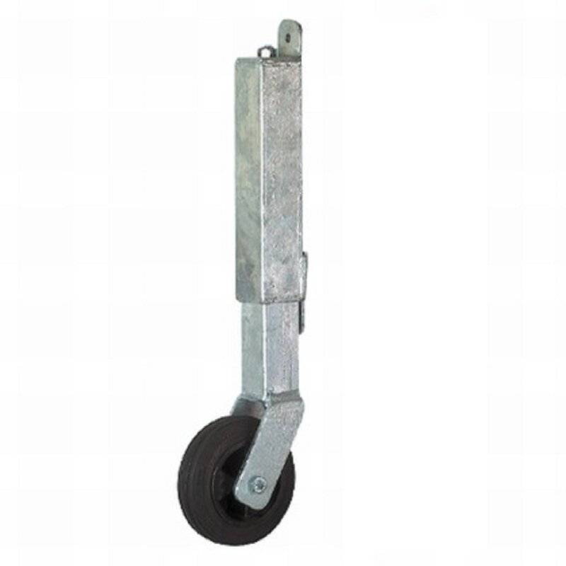 Stützrolle Torlaufrolle Stützrad mit Feder mit Teleskopfederung Stützlast 30 kg von Pollmann & Sohn GmbH & Co.KG