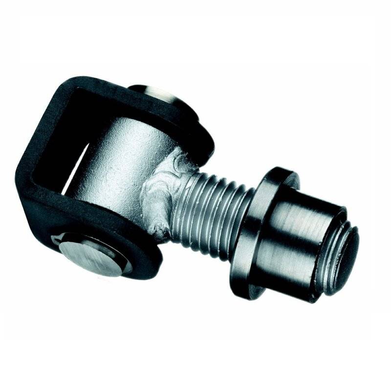 Torband Metalltorbeschlag mit Einschweißmutter verstellbar M16 Stahl blank / verzinkt von Pollmann & Sohn GmbH & Co.KG