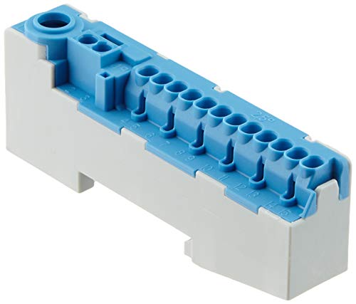 N-Steckkl,12x1,5mm, 2x4mm 1x25mm Rahmenklemme blau von Pollmann