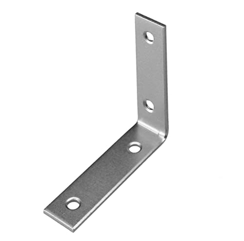 Pollmann®Baubeschläge 2315516 Stuhlwinkel 100 x 100 x 20 x 2 mm, Edelstahl, 10 Stück von Pollmann