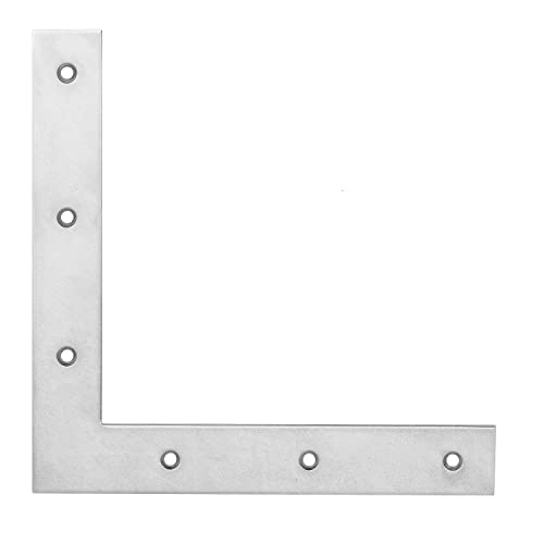 Pollmann®Baubeschläge Haustürwinkel 160 x 160 mm, hell verzinkt, 10 Stück von Pollmann