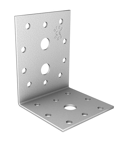 Pollmann®Baubeschläge Winkelverbinder 60 x 40 x 60 x 2,5 mm 50 Stück von Pollmann