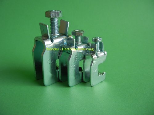 Sammelschienenklemme SK16 F10, 16mm² für CU-Schiene 12 x 10mm mit Montagehilfe von Pollmann