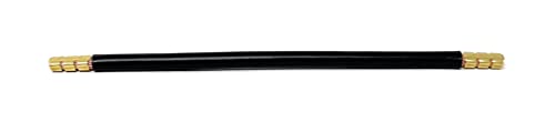 Verdrahtungsbrücke, 2 x Aderendhülse, schwarz, 6 mm², 123 mm lang, 1 Stück von Pollmann