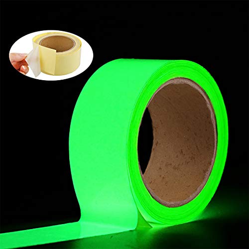 5m x 5cm Leuchtendes Klebeband,Selbstklebendem Fluoreszierendes Klebeband,Ausfahrt Zeichen Leuchtendes Klebeband,Warnband von Polly Online