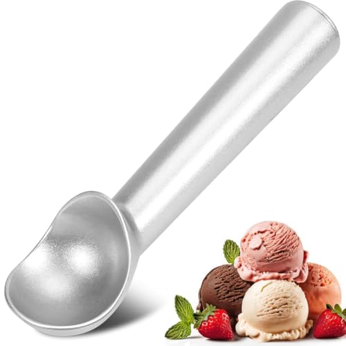 Eisportionierer, 18.5cm Einteiliger Silber Aluminium-Eislöffel, Ideal für Hart-Eiscreme, Keksteig, Gelato, Sorbet und Melonenbällchen Eisportionierer, 18.5cm Einteiliger Silber Aluminium-Eislöffel, Ideal für Hart-Eiscreme, Keksteig, Gelato, Sorbet und Melonenbällchen von Polly Online