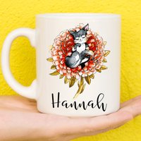 Katzengeschenke, Personalisierte Tassen, Tasse, Personalisiertes Geschenk, Geschenke Für Katzenliebhaber, Katzengeschenke Sie, Kätzchenmotiv von PollyannaPoops