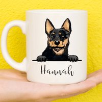Miniatur Pinscher Tasse, Tasse Für Liebhaber, Personalisierte Hundetasse, Muttertagsgeschenke Frauen & Mädchen, Geschenk von PollyannaPoops