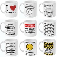 Motorrad Geschenke, Tasse Geschenk, Geschenk Für Liebhaber, Biker Ihn, Papa, Kaffeetasse von PollyannaPoops