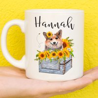 Personalisierte Corgis Geschenke, Tasse, Liebhaber, Besitzer, Mama, Dad, Theme, Geburtstagsbecher von PollyannaPoops