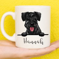 Riesen Schnauzer Tasse, Tasse Für Liebhaber, Personalisierte Hundetasse, Muttertagsgeschenke Frauen & Mädchen, Geschenke von PollyannaPoops