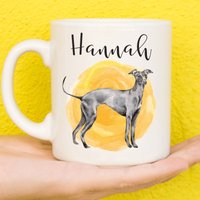 Windhund Tasse, Tasse Für Liebhaber, Personalisierte Hundetasse, Muttertagsgeschenke Frauen & Mädchen, Geschenke, Namensbecher, Geburtstag, Mama von PollyannaPoops