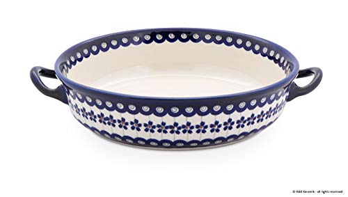 Original Bunzlauer Keramik Kasserolle, B=31.5 cm V=1.7 Liter im Dekor 166a Original Bunzlauer Keramik Kasserolle, B=31.5 cm V=1.7 Liter im Dekor 166a von Polmedia Polish Pottery