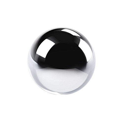 Polnix M Keramik Deko Kugel Tischdeko D 11 cm Größen Silber glatt glänzend Ball von Polnix