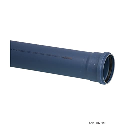 POLOPLAST POLO-KAL NG Steck-Muffenrohr DN 50, 2000 mm von Poloplast