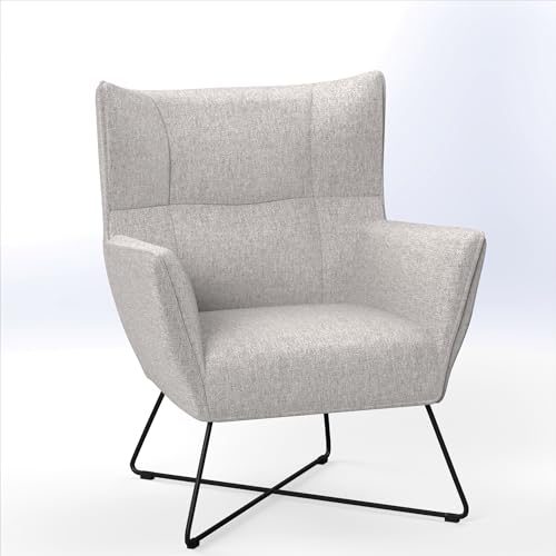 Polsetti - Excite - Ohrensessel - Armlehnstuhl - Gepolstert Sessel Wohnzimmer - Relaxsessel - Loungesessel - Esszimmerstühle - Fernsehsessel - Lesesessel Bequem - Bodensessel - Esstisch Stühle von Polsetti