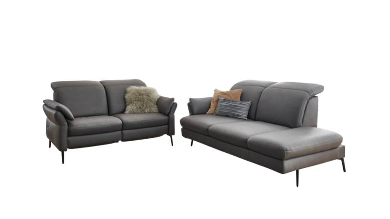Polsteria Polstergruppe ORTHOSEDIS 8.0 in Stoff Bulus grau von Polsteria
