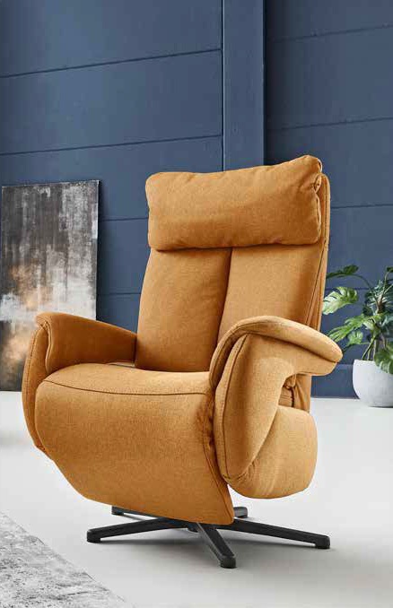 Polsteria Relaxsessel RELAXA FEELING XC in Stoff Sofia Clean mustard von Polsteria