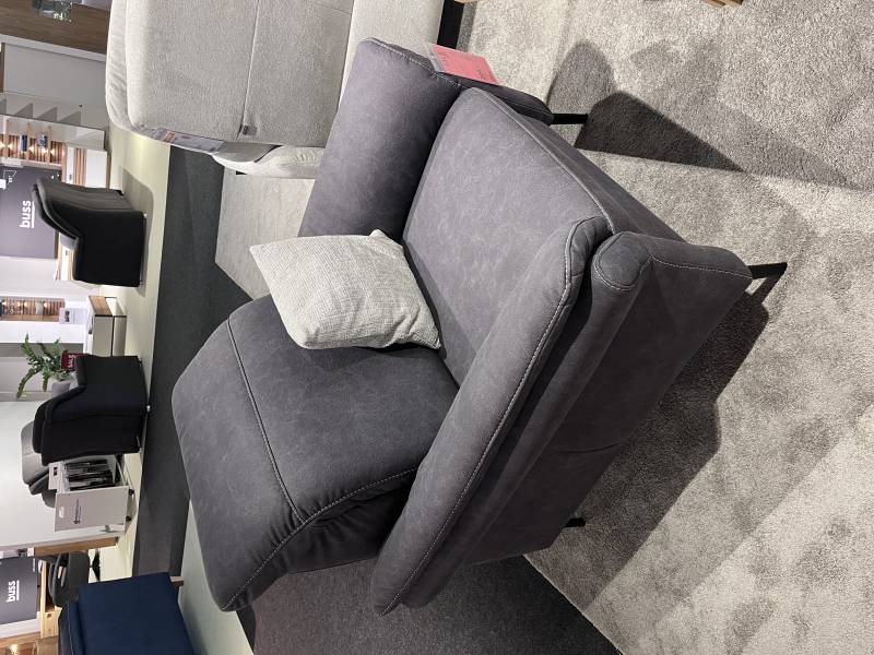 Polsteria Sessel ORTHOSEDIS in Stoff Bulus grau 09 von Polsteria