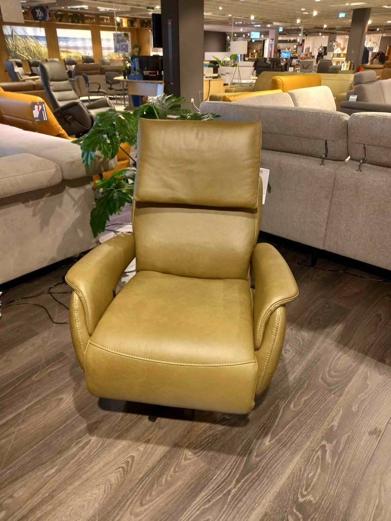 TV-Sessel TREVI LAZYLINE in Leder Evita olive OL von Polsteria