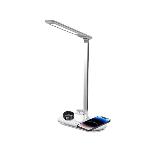 Poludatly Schreibtischlampe Zum Lesen Und Lernen | Kabellose Ladestation Schreibtischlampe | Augenfreundliche Stehleuchte Mit USB-Ladestation Und Verstellbarem Licht Für Home Office Poludatly Schreibtischlampe Zum Lesen Und Lernen | Kabellose Ladestation Schreibtischlampe | Augenfreundliche Stehleuchte Mit USB-Ladestation Und Verstellbarem Licht Für Home Office von Poludatly
